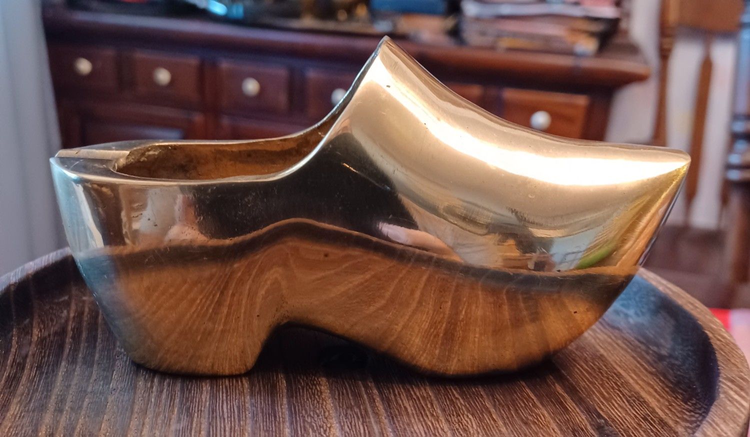  Brass Clog Ashtray/ Incense. 