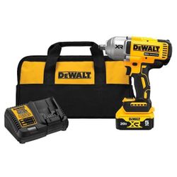 Dewalt 20V MAX Lithium-Ion Cordless 1/2 in. Impact Wrench Kit 