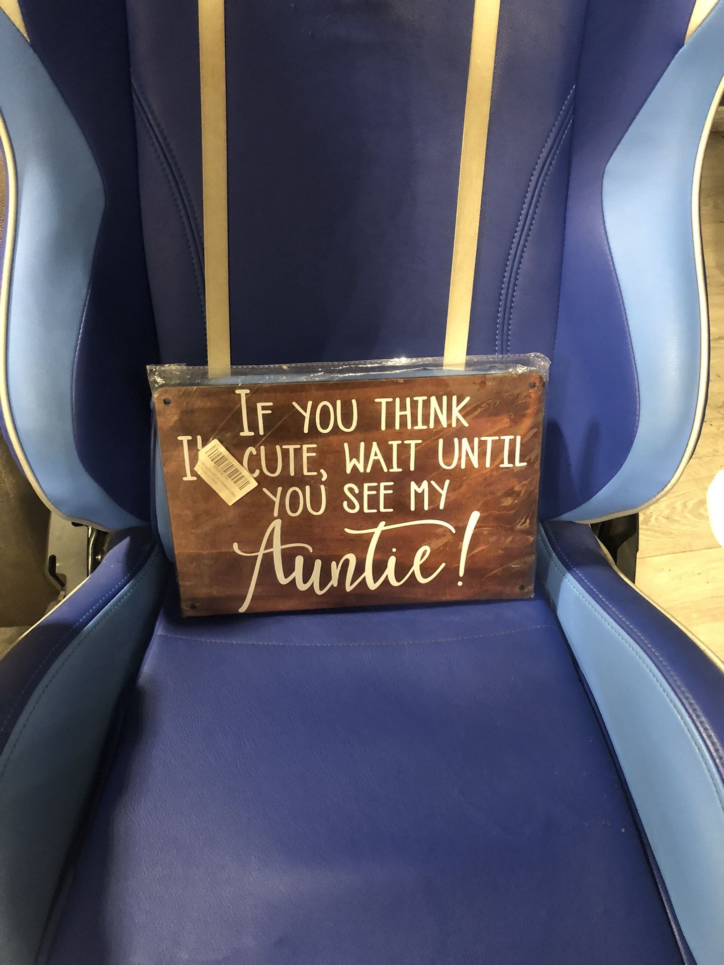 "IF YOU THINK I'M CUTE, WAIT UNTIL YOU SEE MY Auntie!"