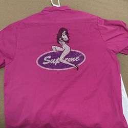 Supreme Rhinestone Pin Up Shirt