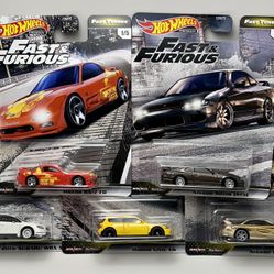 2020 Hot Wheels - FAST AND FURIOUS (Premium Car Culture) - Fast Tuners - Complete Set of 5