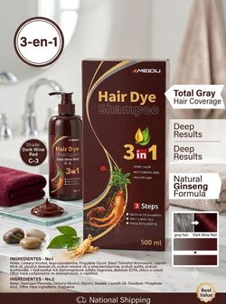 Hair dye shampoo meidu