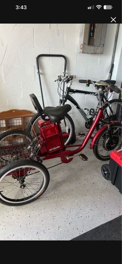 eWheels Electric Tricycle Red