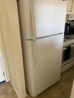 White fridge