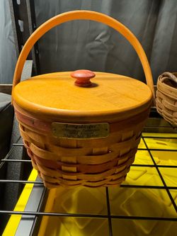 Longenberger basket with lid