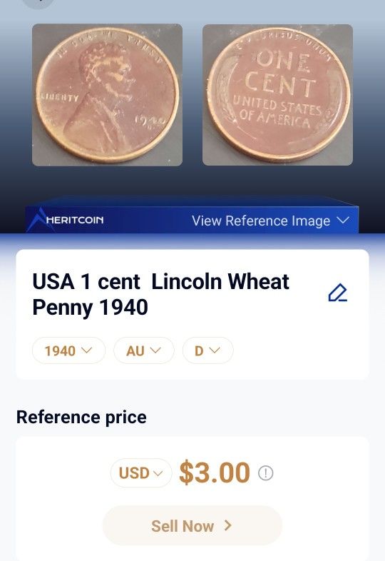 1940 D Penny Pre War Penny