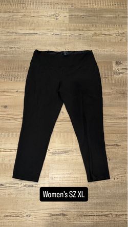 Women's Black Cropped Leggings Size XL