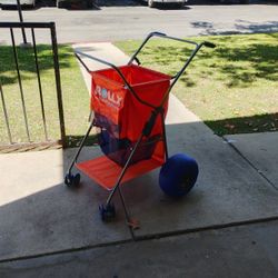 Folding Beach Cart With Ballon Wheels 