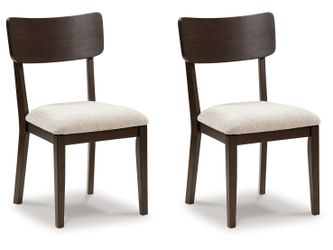 Mallenette Merlot Dining Upholstered Side Chair (Set of 2)
