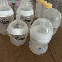 Box Of Baby Bottles, Milk Storage