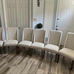 BRAND NEW IN BOXES 📦 Six Beautiful Wingback Dining Chairs 