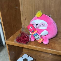 Valentines Day Plush And Fake Roses $5