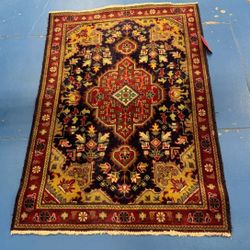 Vintage/ Semi Antique Wool Hand Made Area Rug Persian