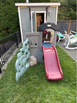 Little Tikes Slide and Rock Climber