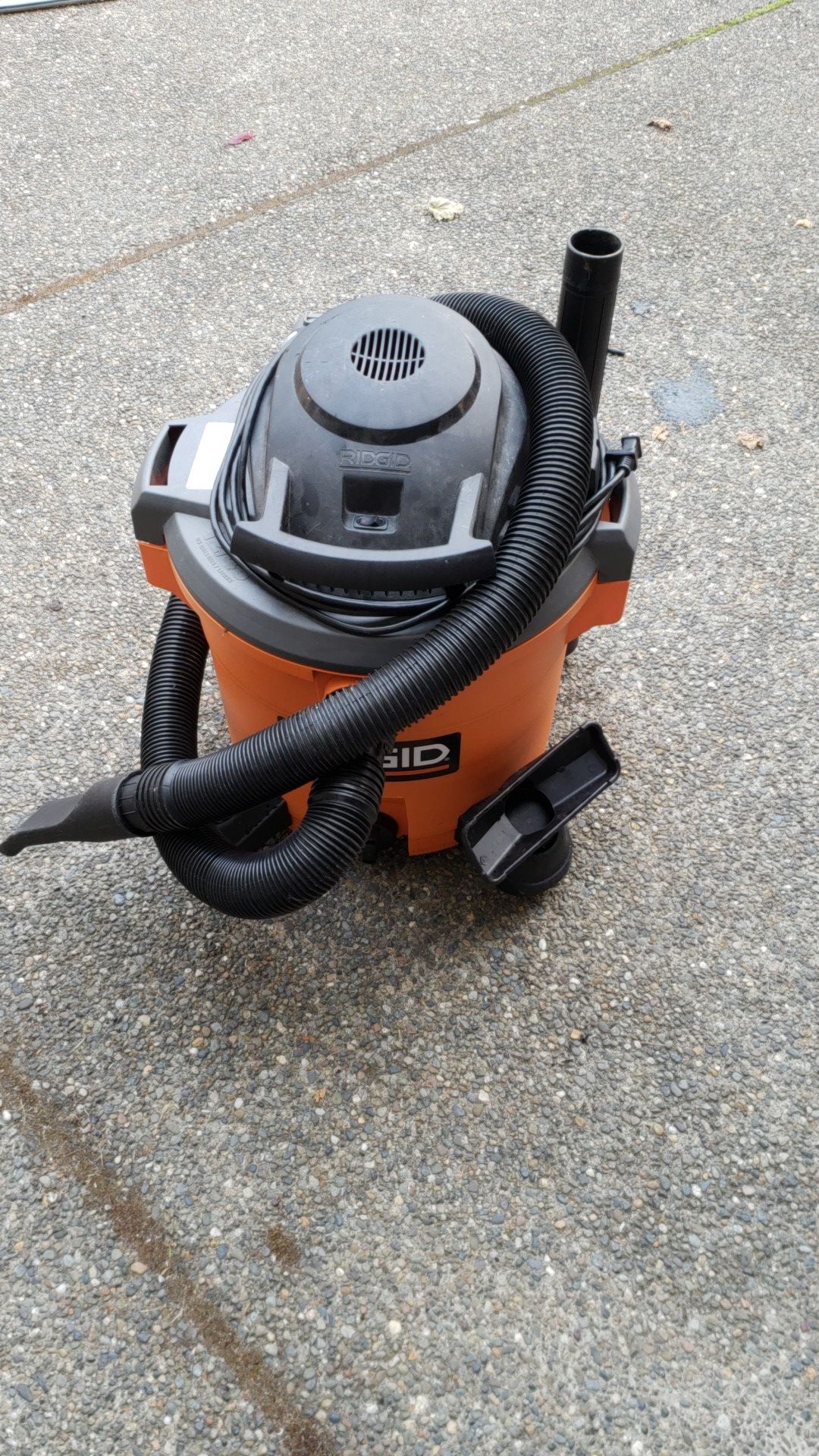 Ridgid shop Vac model # WD12701. 120v 10a 60Hz