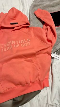 Fear of God Essentials Hoodie Coral