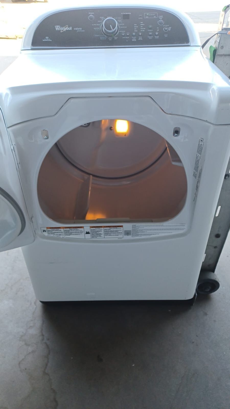 Whirlpool cabrio platinum gas dryer extra large capacity excellent working condition