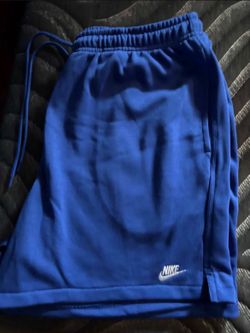 Blue Nike shorts