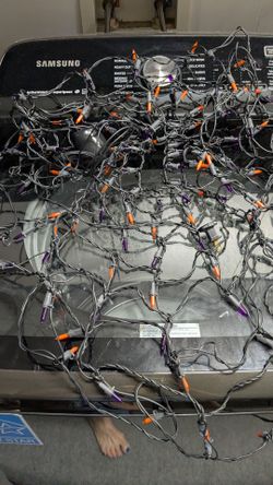Spider web lights