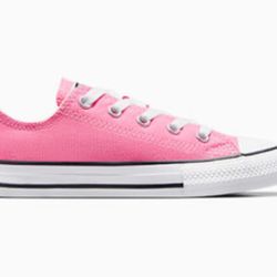Girls Low Top Pink Converse