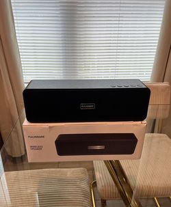 Portable Bluetooth Speaker for Home, Wooden Housing