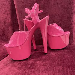 Hot Pink High Heels 20 CM HIGH 