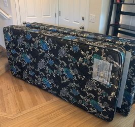 Twin mattress with frame and box