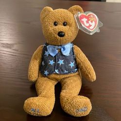 TY Beanie Baby “All-Star Dad” the Fathers Day Bear! 2005 Vintage Ty (8.5 inch) 