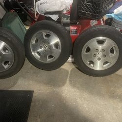 Like New Tires With Aluminum Rims 