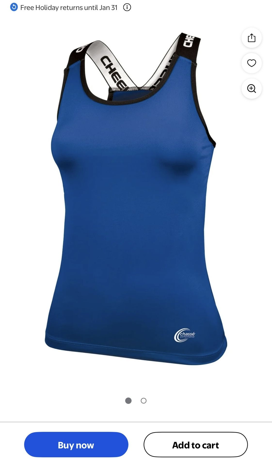 Cheer Workout Shirt Used 1x