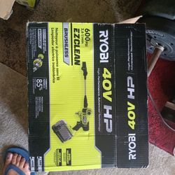 Ryobi Ezclean 40v Brushless 600 Psi