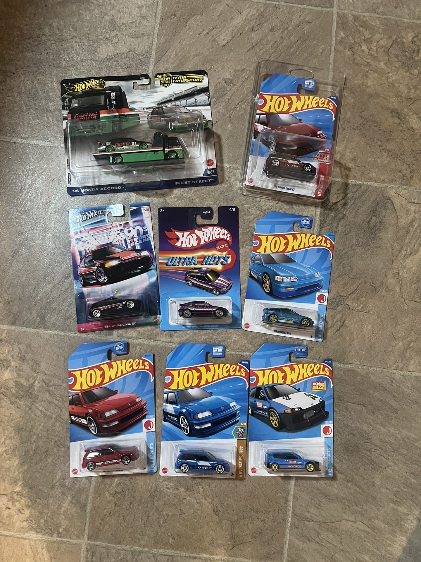 Hot Wheels Hondas