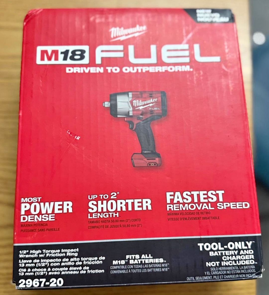 Milwaukee M18 Fuel 1/2” Impact Driver