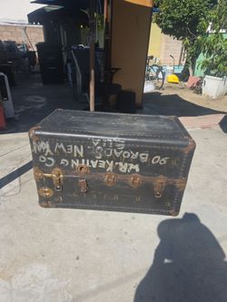 Antique Storage Trunk & Drawers