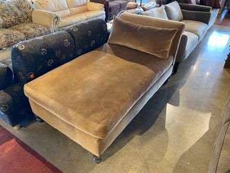 KREISS COLLECTION Chaise Lounge Chair with Rolled Back