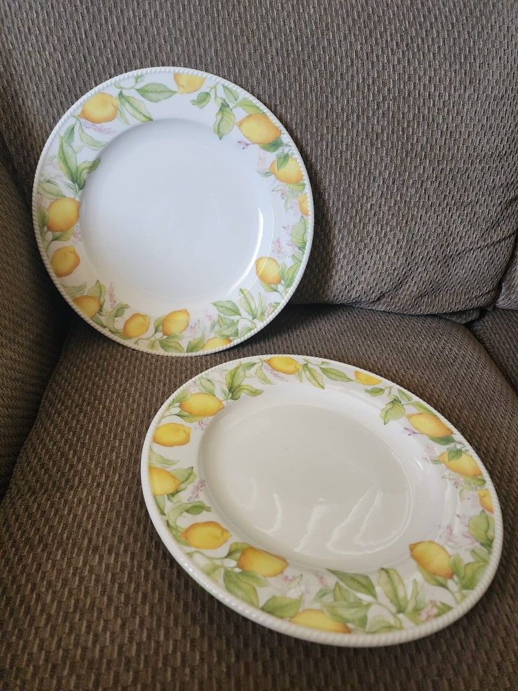 Set De 2 Platos Limoncello De Princess House