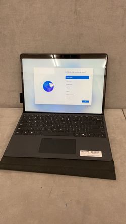 Microsoft surface Pro 11 with keyboard case and power cord