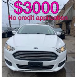 2016 Ford Fusion, No Credit Application, No Requirement
