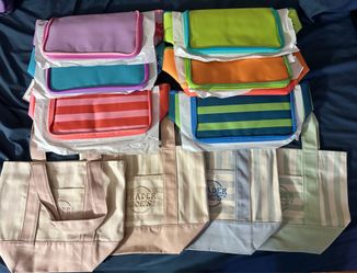 Trader Joe’s Beach Collection Mini Canvas and Mini Insulated Totes