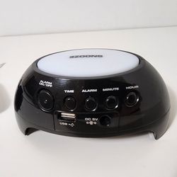 SXE- Sunrise Simulator/Night Light LED Alarm Clock with USB Charging Port, 6W x 3.75 x2.75H In.