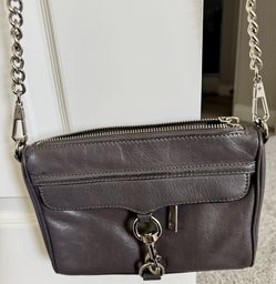 Rebecca Minkoff Gray Chain Strap Crossbody Purse