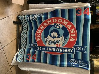 Los Angeles Dodgers Fernando Mania Throw Blanket 