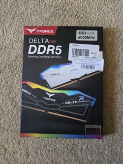 T-FORCE Delta RGB DDR5  32GB 600MHz