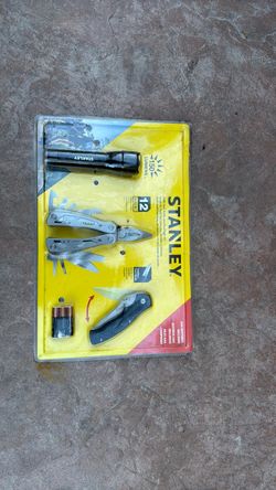 Stanley 3-Piece Multi-Tool, Knife, and Flashlight Set