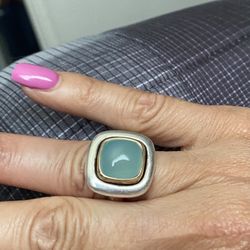 James Avery Retired Chalcedony Ring