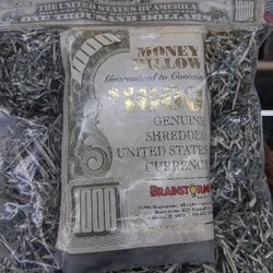 Money Pillow $1000 Shredded Money 