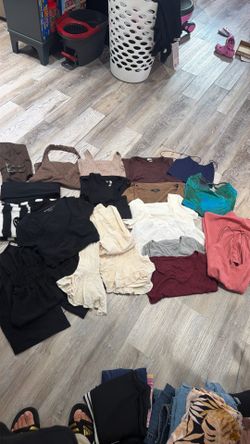 Huge lot of women’s juniors shirts, rompers, bodysuits small, large, medium