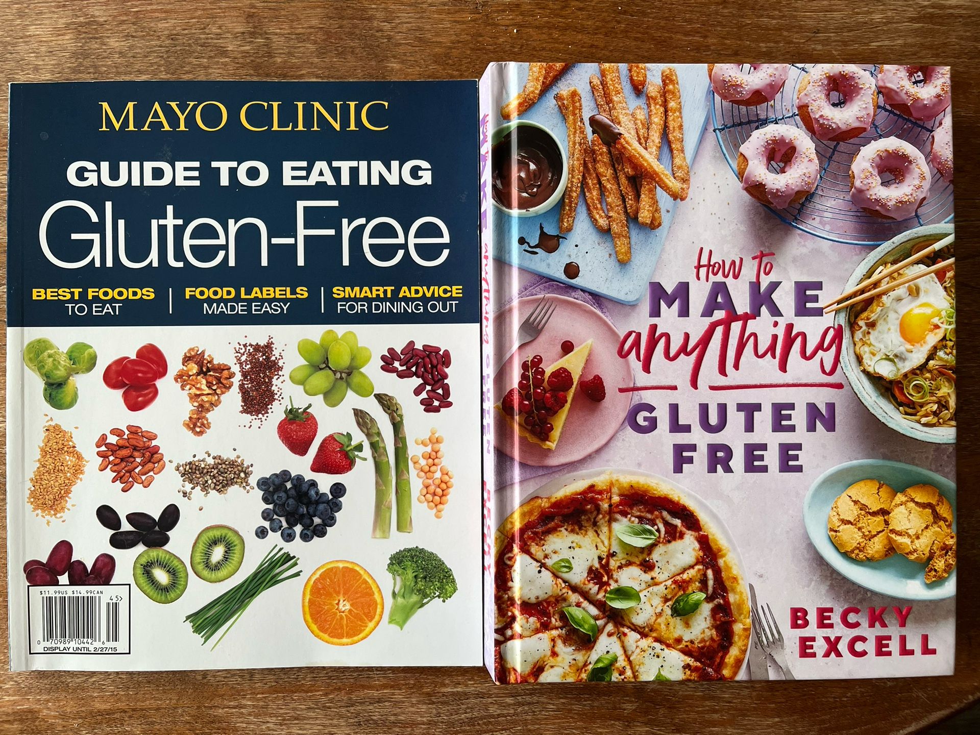 Gluten-free book and cookbook