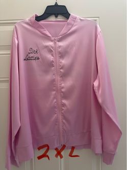 Pink Ladies Satin Jacket 2XL/3XL