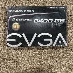 NEW EVGA GeForce 8400 GS 1GB GDDR3 Graphics Card 512-P3-1300-LR